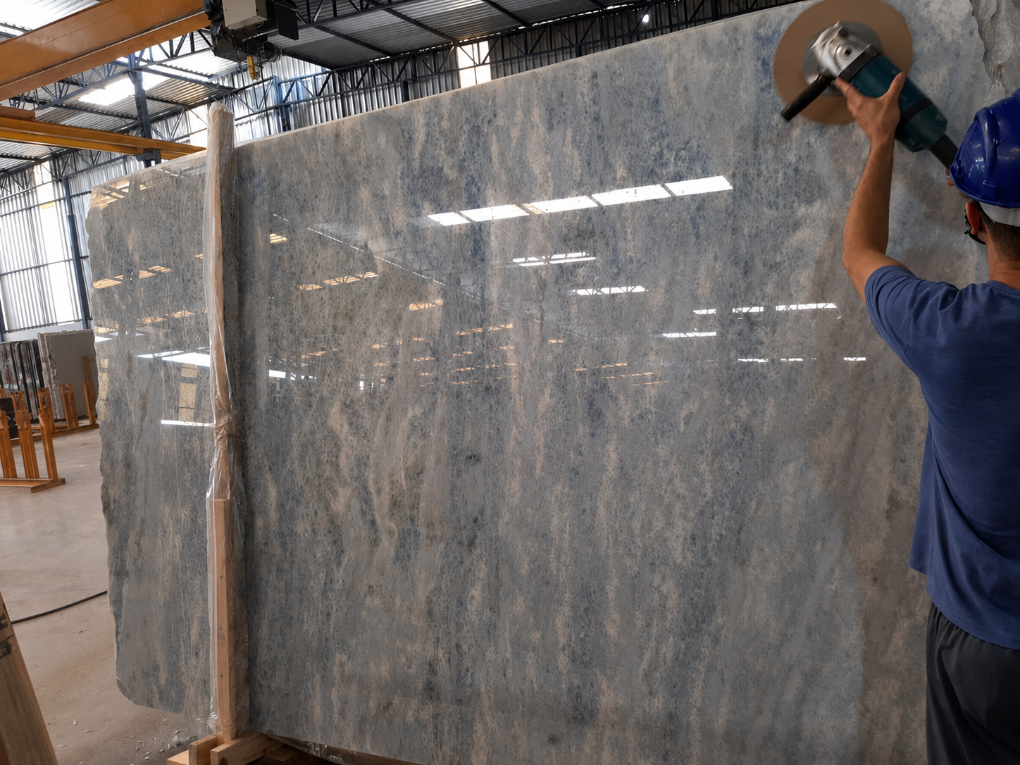 Natural stone selection for custom countertops in Jacksonville