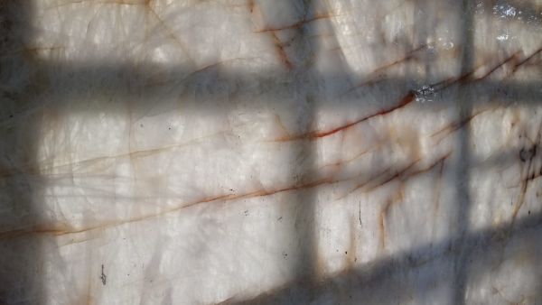 Translucent porcelain-inspired surface detail for interiors